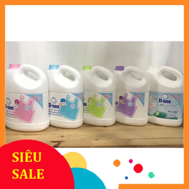 Nước giặt quần áo em bé Dnee 3L đủ màu [CHÍNH HÃNG - TEM ĐẠI THỊNH]