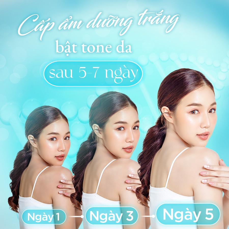 Kem body trắng da toàn thân SENSES WHITE, kem dưỡng da body hỗ trợ trắng sáng mờ thâm sạm mua 1 tặng 2 gói tắm trắng