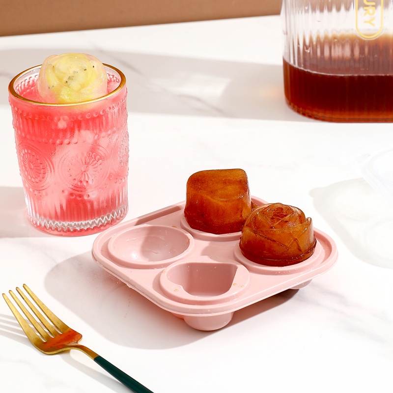 Khuôn Silicone Làm Đá Viên Hình Cầu Lớn DIY