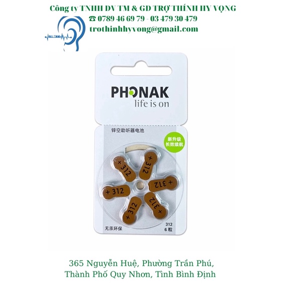 Pin máy trợ thính