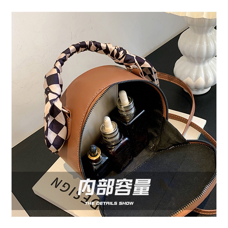 Túi Đeo JASMIN NOIR Chéo Tròn Họa Tiết Da Cá Sấu Thời Trang Cho Nữ