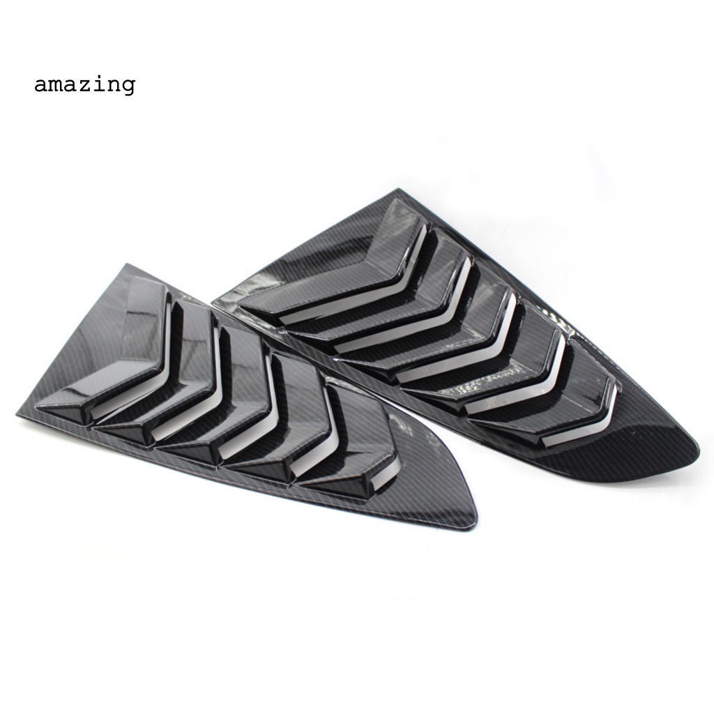 Bộ 2 Khung Cửa Sổ Bên Hông Họa Tiết Sợi Carbon Cho Ford Mustang 15-17