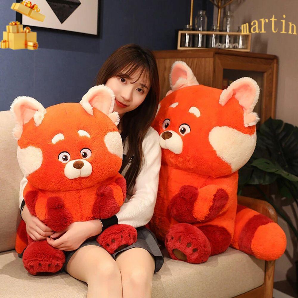 Gấu Trúc Nhồi Bông MARTIN1 Màu Đỏ Dễ Thương Trang Trí Phòng Bé