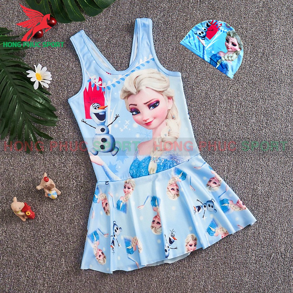 BỘ ĐỒ BƠI TRẺ EM VÁY CÔNG CHÚA ELSA