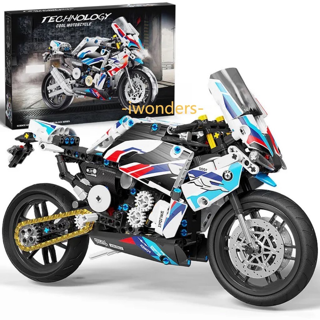 Bộ Đồ Chơi Lắp Ráp Mô Hình Xe Mô Tô BMW 1000RR 589 / Cái T3042
