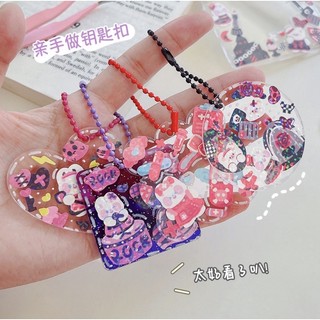 Sticker thỏ lấp lánh Hàn Quốc