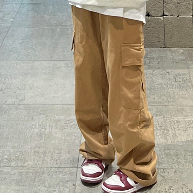 Quần dài SUXI lưng cao ống rộng thời trang mùa xuân dành cho nữ