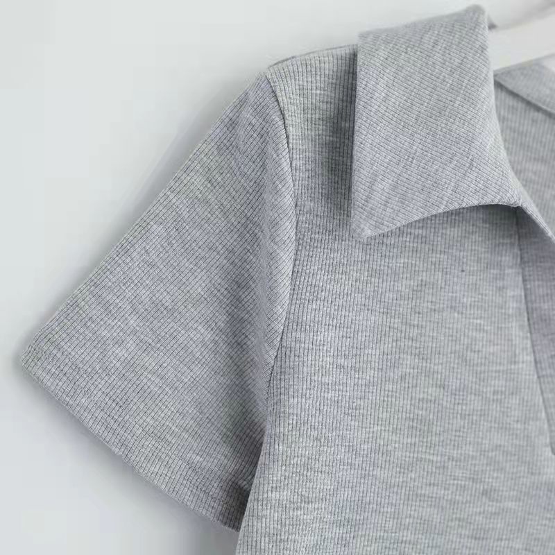 Áo cổ polo COZOK ngắn tay thời trang dành cho nữ
