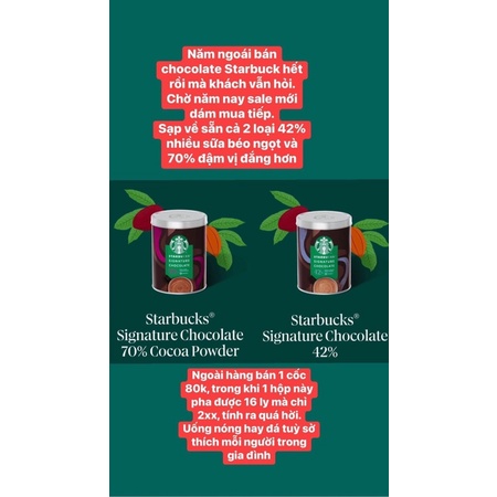 Hộp đựng Chocolate Signature 70% và 42%