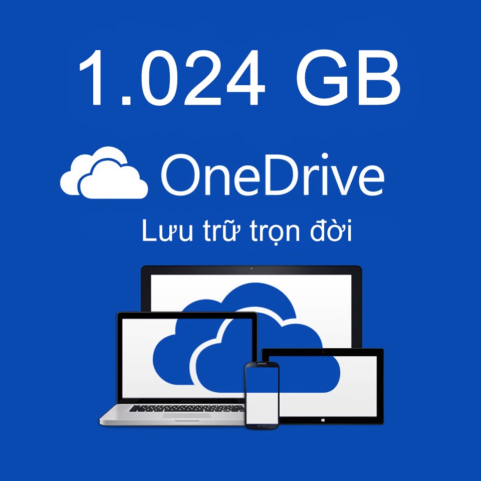 OneDrive 1TB kèm Office 365 bản quyền vĩnh viễn