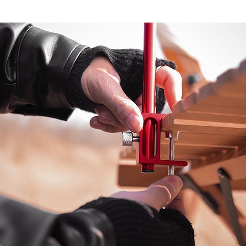 1 Bộ Giá Đỡ Cần Câu Cá Đa Năng Bằng Hợp Kim Nhôm Màu Đen Có Thể Gập Lại