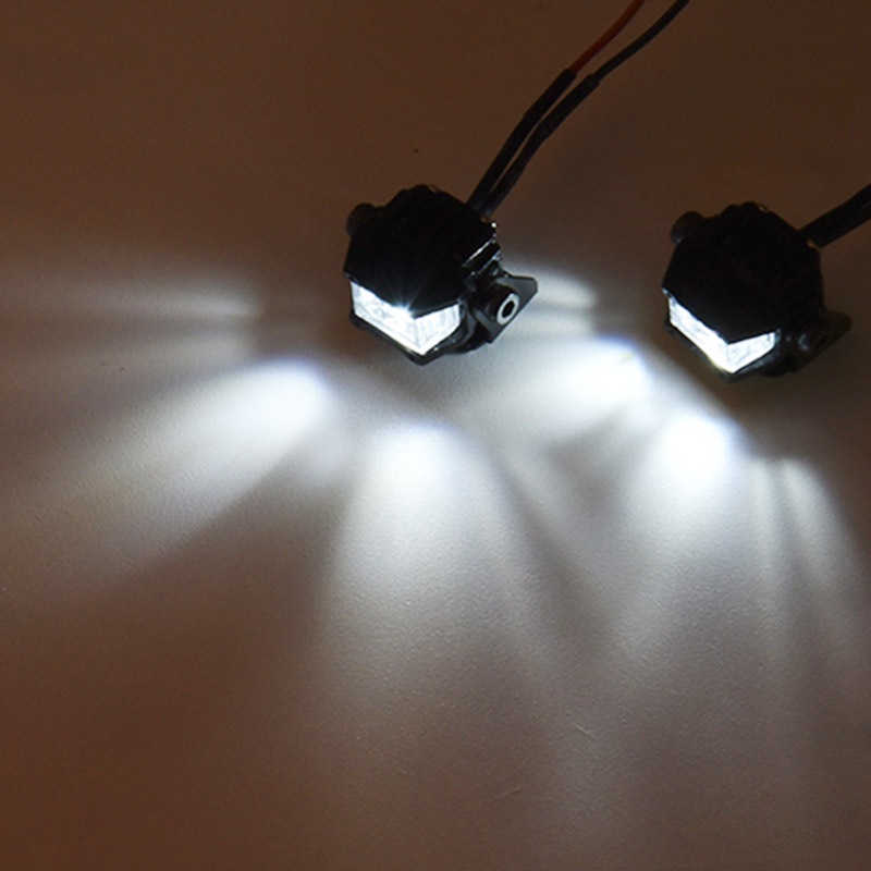 Bộ 2 Đèn LED Cho Xe Điều Khiển Từ Xa Traxxas TRX4 Defender Bronco AXIAL SCX10 RC4WD D90 D110 1 / 10