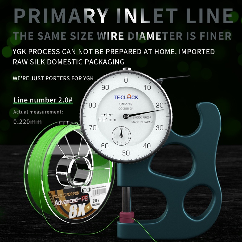 Cuộn Dây Câu Cá 8 Sợi pe Siêu Mịn Chống Mài Mòn 150m 8x