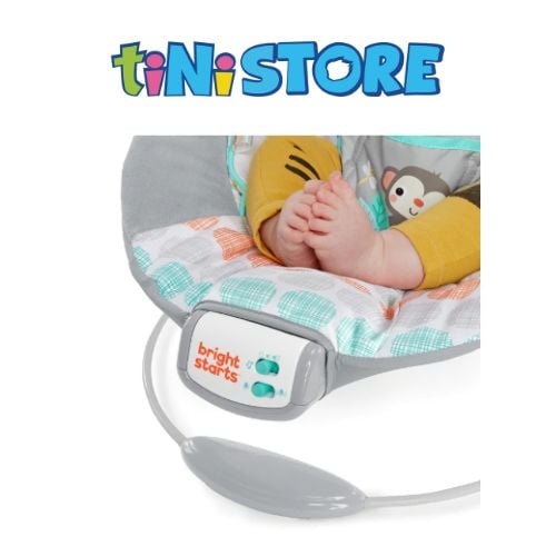 tiNiStore-Đồ chơi ghế rung họa tiết động vật hoang dã Bright Starts 11805