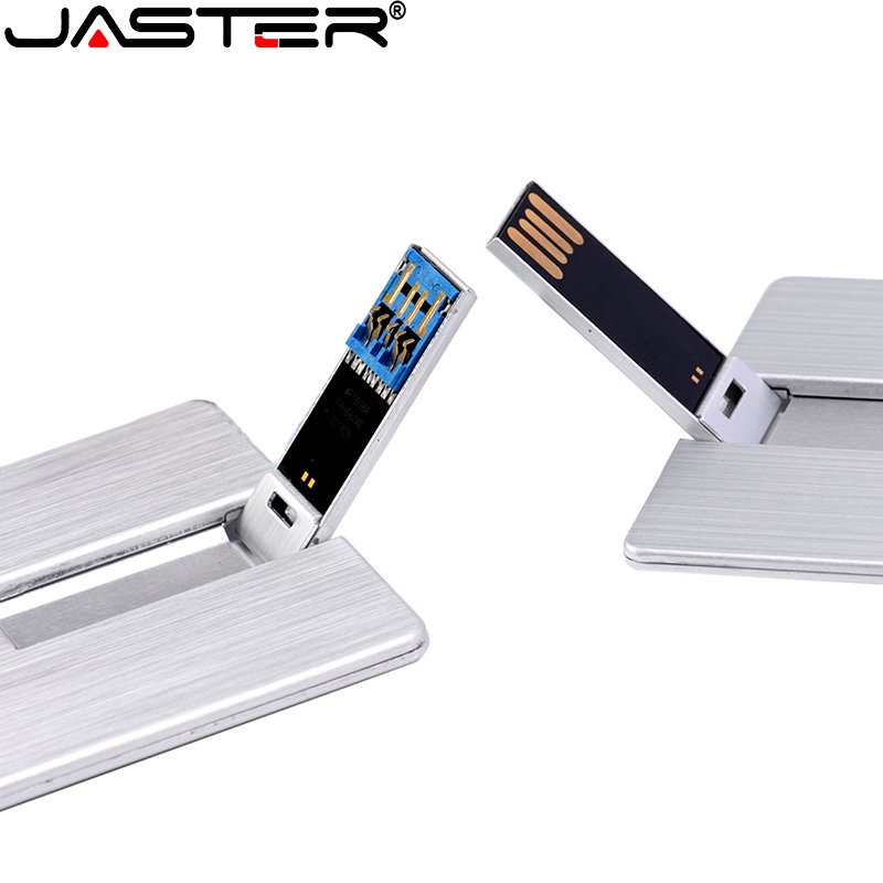 Ổ flash USB 2.0 JASTER 128gb 64gb 32gb 16gb 8gb 4gb bằng kim loại chống nước làm mặt phụ kiện nhỏ gọn