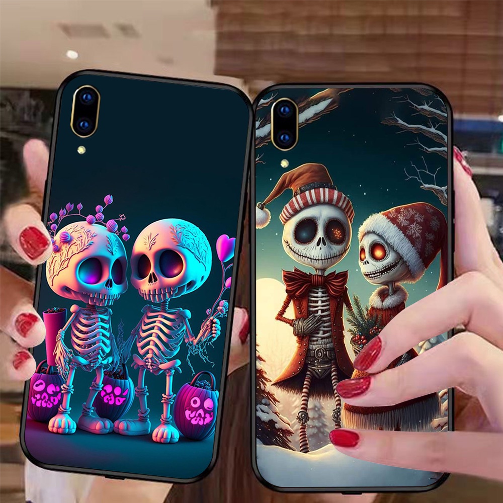 Ốp lưng vivo v11 / vivo v11i in hình bộ xương hắc ám necromancer