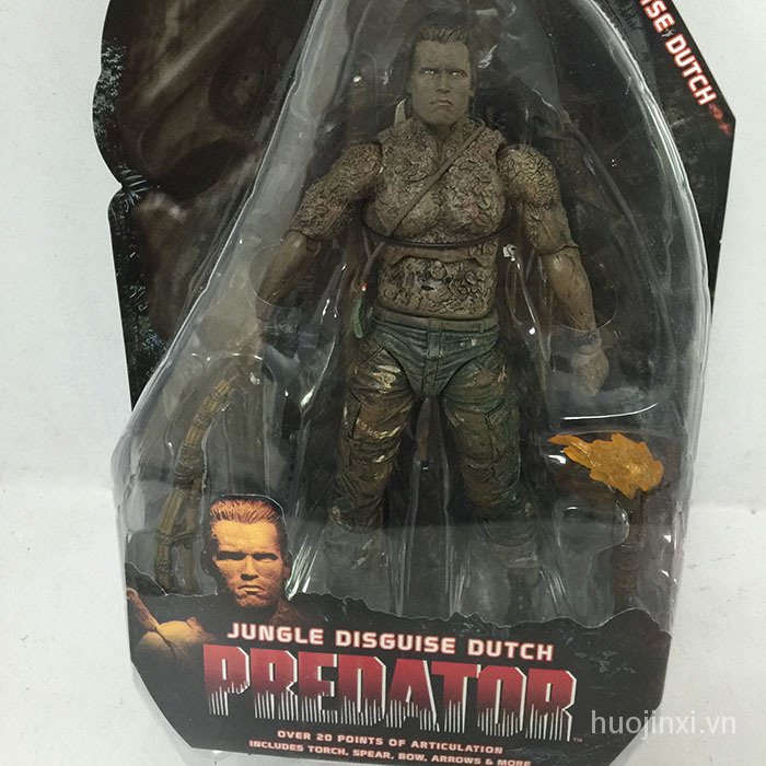 Mô Hình Đồ Chơi Nhân Vật Predator 23.3cm Kỉ Niệm 25 Năm NECA 9th B3UB
