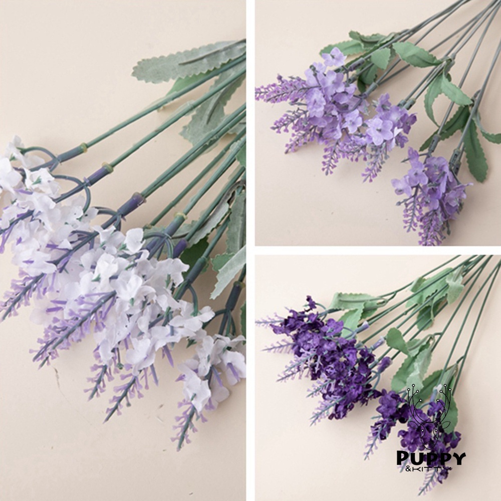 Bó Hoa Oải Hương Nhân Tạo 1 Nhánh Dùng Cho Trang Trí 1 Nhánh