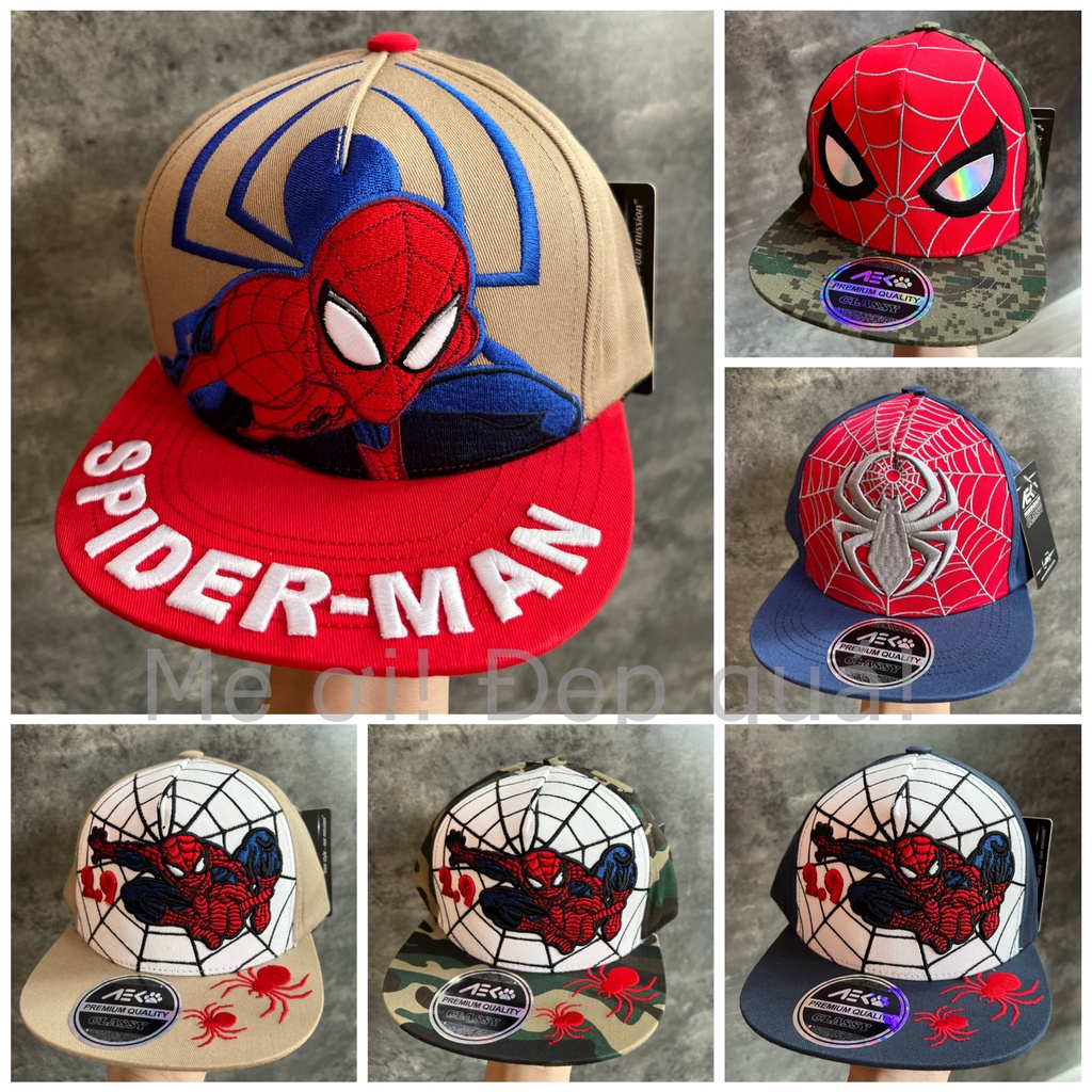 NÓN KẾT SIÊU NHÂN NHỆN SPIDERMAN HÀNG XUẤT CHO BÉ TRAI