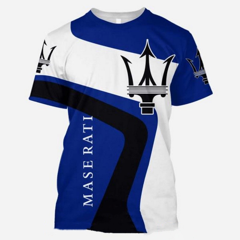 Áo Thun Tay Ngắn In Hình Xe Hơi 3D Kỹ Thuật Số 2023 Phong Cách Mới Cho Nam