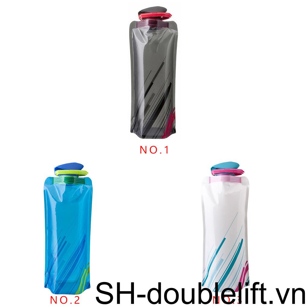 Bình Nước 500ml Có Thể Gấp Gọn Tiện Dụng