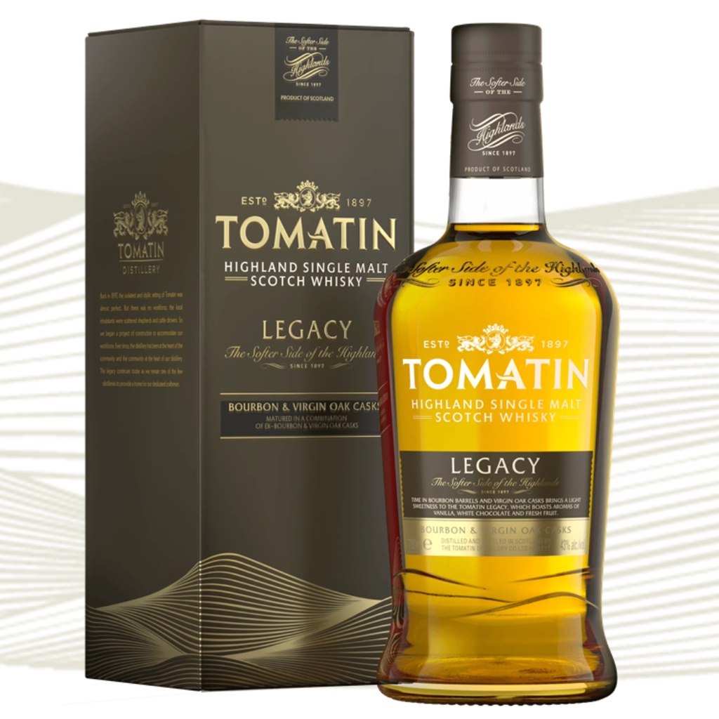 Rượu Whisky Tomatin Highland Single Malt LEGACY Nồng Độ Alc 43% 700ml