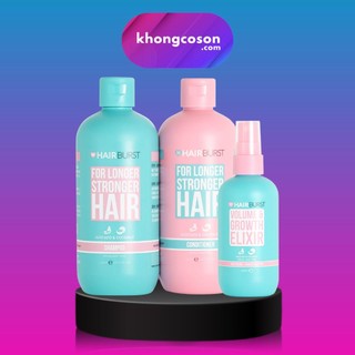 Combo gội xả + xịt dưỡng chăm sóc mọc tóc hairburst 700ml + 125ml - khongcoson