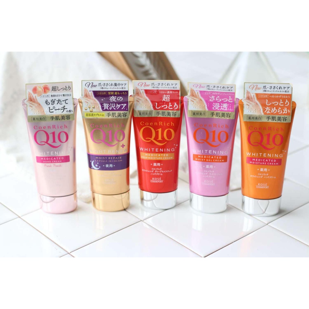 Kem Dưỡng Da Tay Mềm Mịn Kose Q10 Hand Cream Nhật Bản 80g