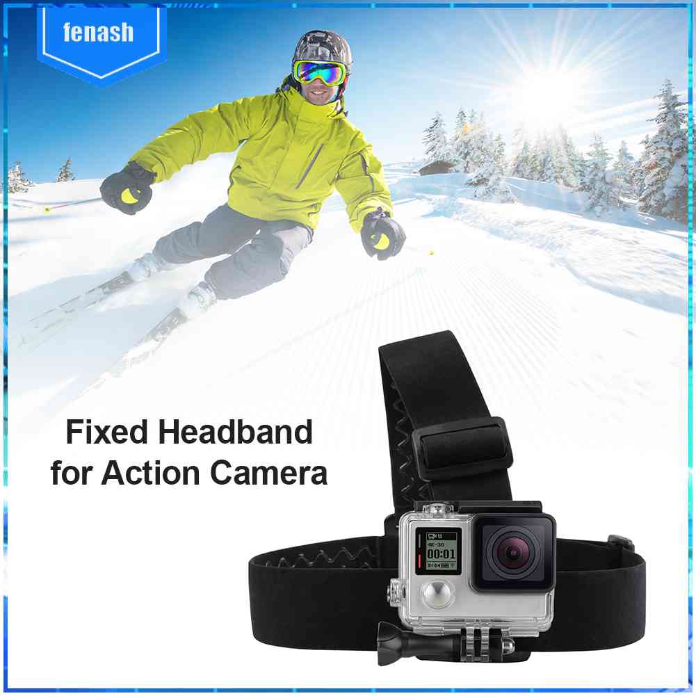 (Chuyên Nghiệp) Dây Đeo Đầu Cho Máy Ảnh GoPro Sjcam Action