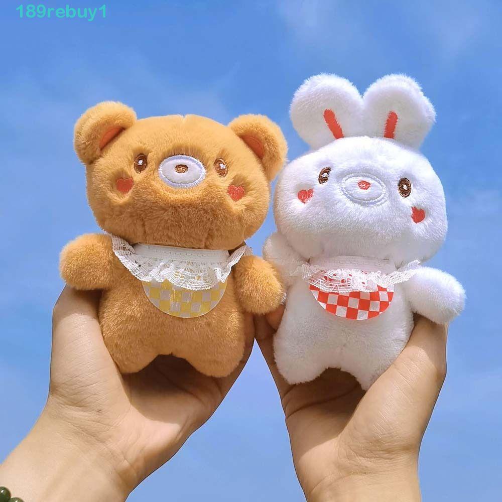 Rebuy1 Móc Khóa Hình Gấu / Heo / Vịt Nhồi Bông Xinh Xắn Dùng Làm Quà Tặng Cho Bé