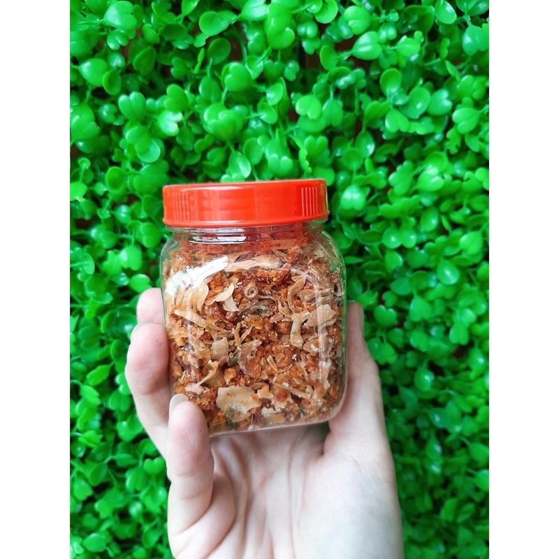 Muối tép hành phi - Ăn kèm bánh tráng phơi sương