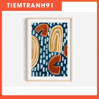 Tranh in cao cấp | Tranh nghệ thuật trừu tượng - Colorful Abstract Art, Modern Abstract Art, Large Wall Art 01