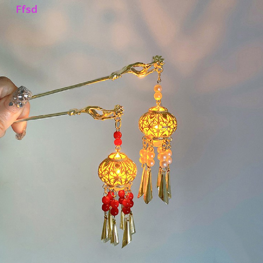 {Ffsd} Trâm Cài Tóc Tua Rua Đèn Lồng Phong Cách Trung Hoa Cổ Điển Mới * Hàng Bán Chạy