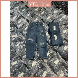 Quần jeans baggy rách gối