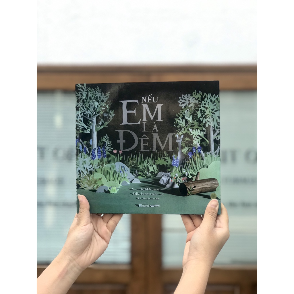 Sách - Nếu em là đêm - Crabit Kidbooks - dành cho trẻ 3 tuổi - bộ Văn Thị Mượn