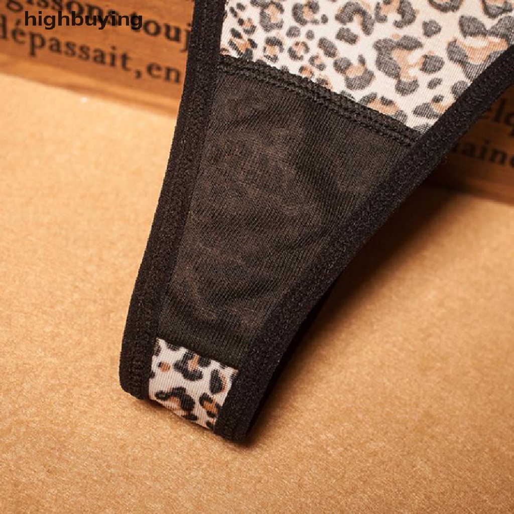 Quần Lót Ren Họa Tiết Da Báo Quyến Rũ Cho Nữ