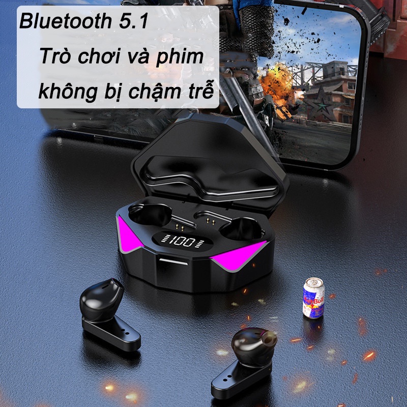 Tai Nghe Bluetooth Tai Nghe X15 Gaming Hifi tương thích với Samsung Oppo Vivo Xiaomi
