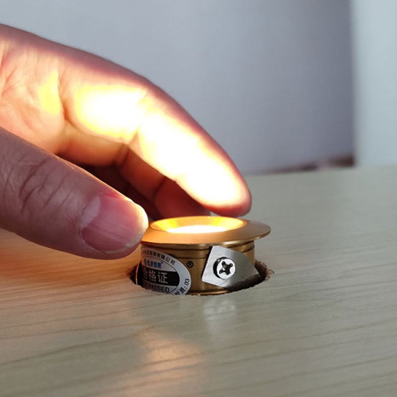 Đèn led Âm Trần mini 1w 3w 85v-265v 35mm Ánh Sáng Trắng / Đen