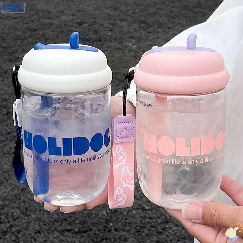 Bình Nước Có Ống Hút Dung Tích 450ml Mới