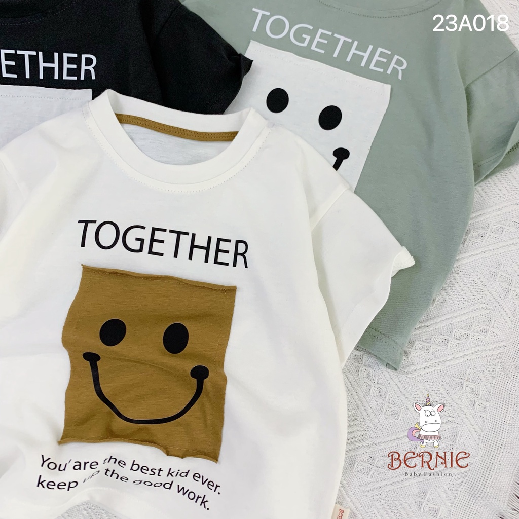 Áo phông mặt cười together Bernie cho bé trai