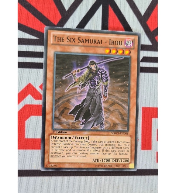 Thẻ Bài Mint90 Yugioh Monster The Six Samurai - Irou - Common
