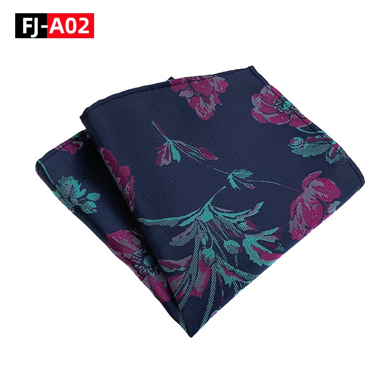 Khăn tay bỏ túi EFAN hình vuông tùy chọn màu sắc và họa tiết phong cách cổ điển cho nam