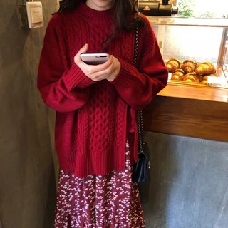 (Order 7-10 ngày) Áo len thắt nơ eo (kèm ảnh thật)