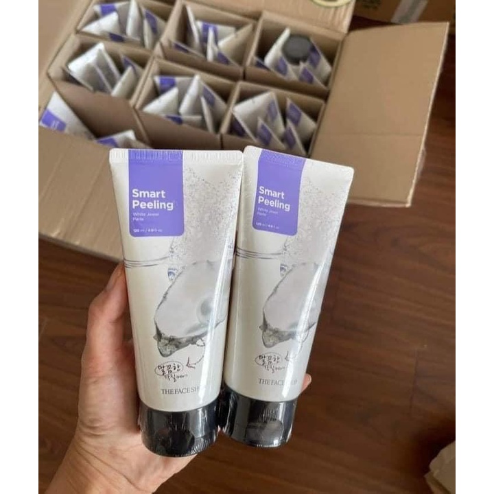 Tẩy Tế Bào Chết Thefaceshop Smart Peeling White Jewel Peeling 120ml