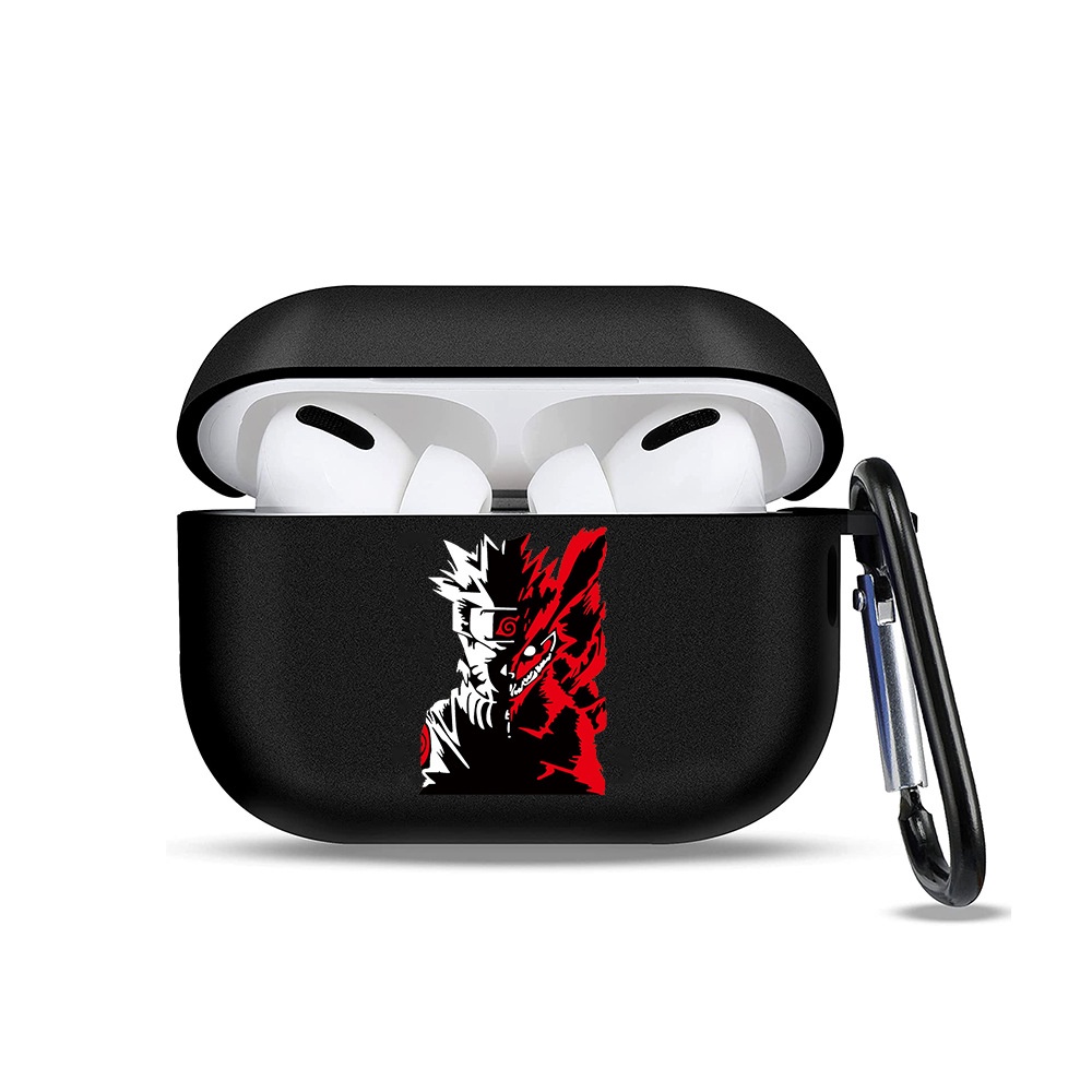 Phù Hợp Vỏ Bảo Vệ Hộp Sạc Tai nghe không dây apple airpods pro 3 2 1 3 pro Hình anime naruto