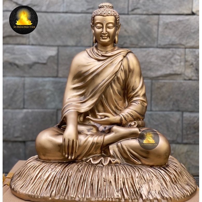 Tượng Bổn Sư Toà Rơm 40Cm