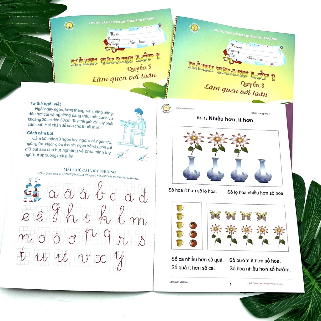 Vở ô li Bước đầu tập viết cho bé vào lớp 1