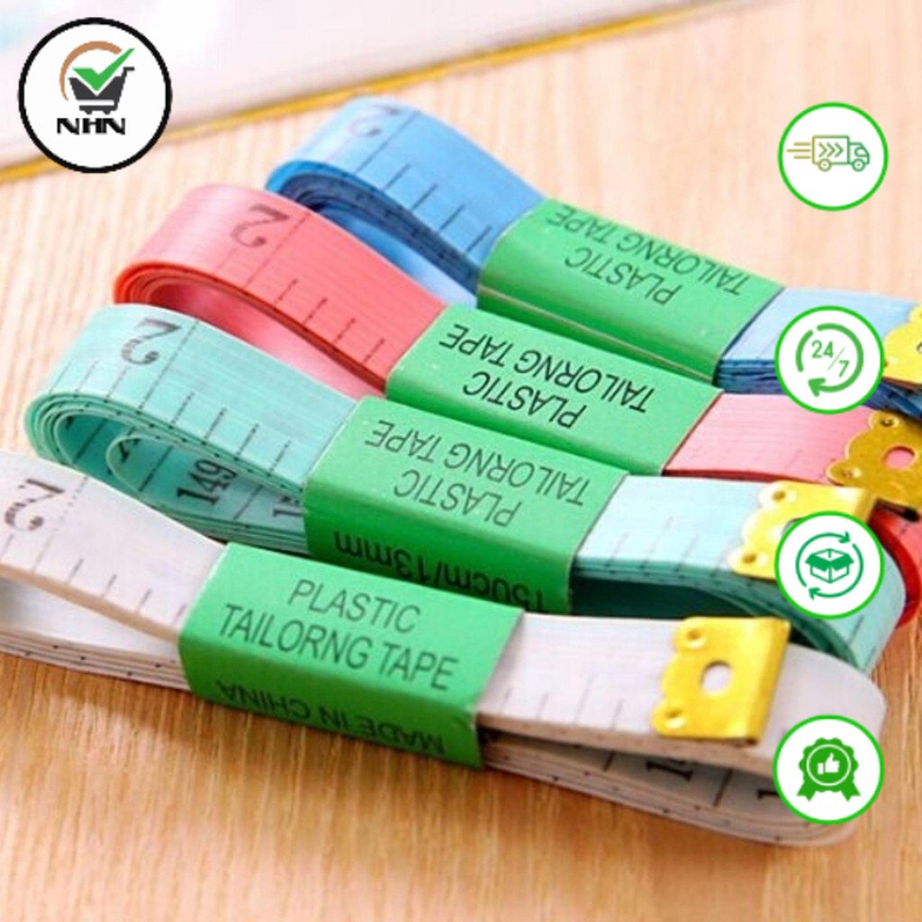 Thước Dây May Đồ, Thước Dây Đo 3 Vòng 150cm