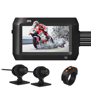 Vsys camera hành trình gắn xe máy chống nước s2f s2d dual 1080p dvr sony starvis 3.0 '' tpms