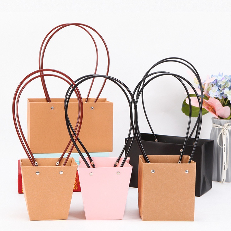 Bộ 5 Túi Giấy Kraft Đựng Hoa Chống Thấm Nước